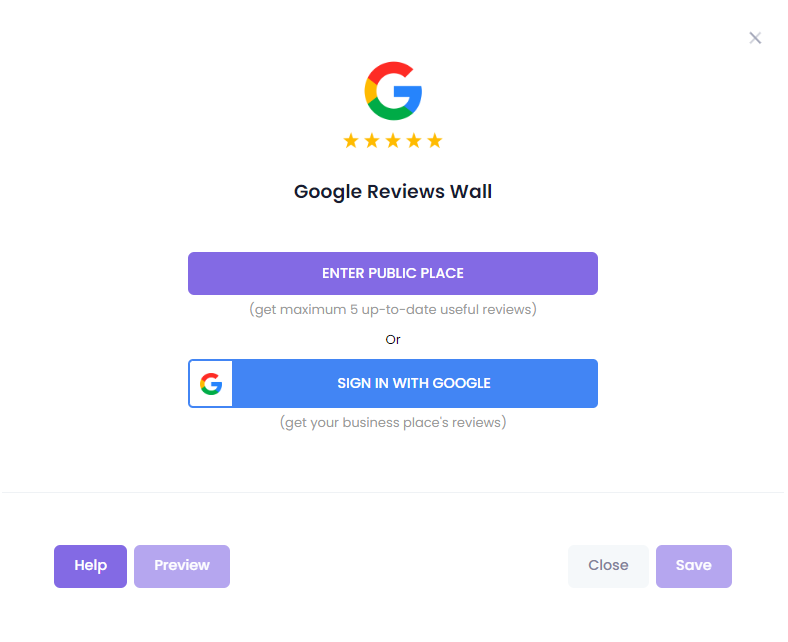 How to create and use Google Reviews app – AeriCast Inc.